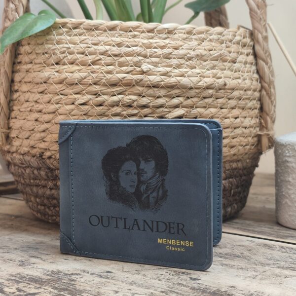 Portefeuille Outlander en cuir PU gravé laser - DECOMOVE