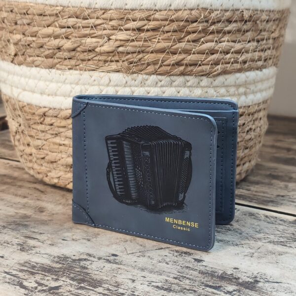 Portefeuille Accordéon en cuir PU gravé laser - DECOMOVE