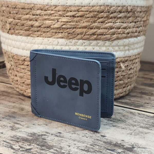 Portefeuille Jeep en cuir PU gravé laser - DECOMOVE