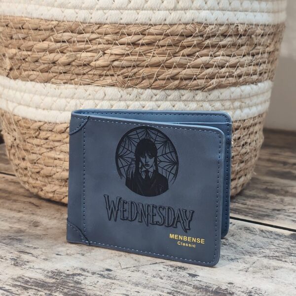 Portefeuille Wednesday / Mercredi en cuir PU gravé laser - DECOMOVE