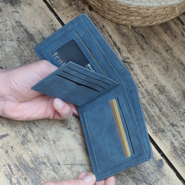 Portefeuille Outlander cuir PU unisexe bleu