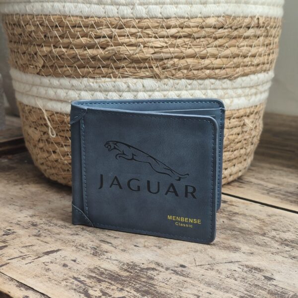 Portefeuille JAGUAR en cuir PU gravé laser - DECOMOVE