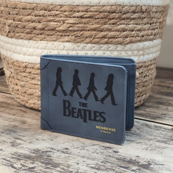 Portefeuille BEATLES en cuir PU gravé laser - DECOMOVE