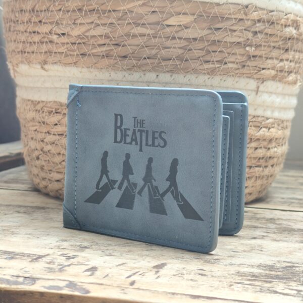 Portefeuille BEATLES en cuir PU gravé laser - DECOMOVE