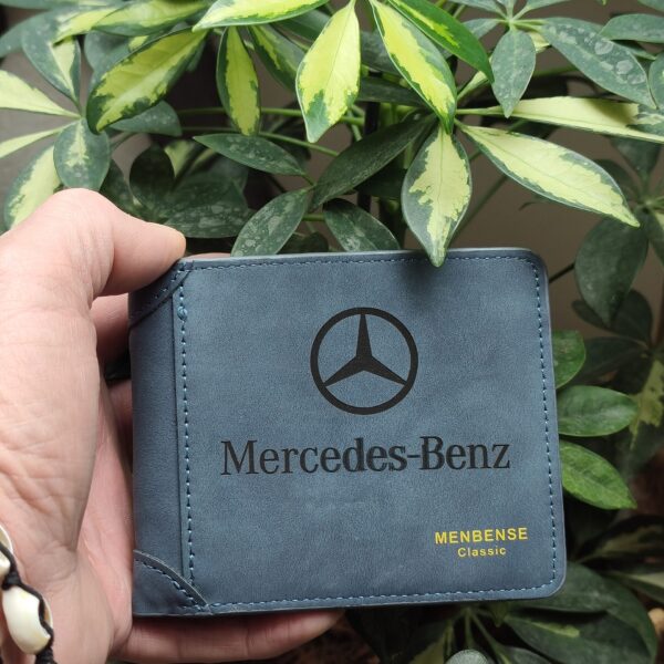 Portefeuille Mercedes en cuir PU gravé laser - DECOMOVE