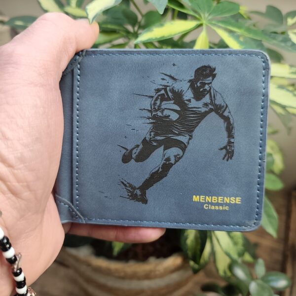 Portefeuille Rugby 1 en cuir PU gravé laser - DECOMOVE