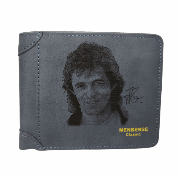 Portefeuille Jean Jacques Goldman en cuir PU gravé laser - DECOMOVE