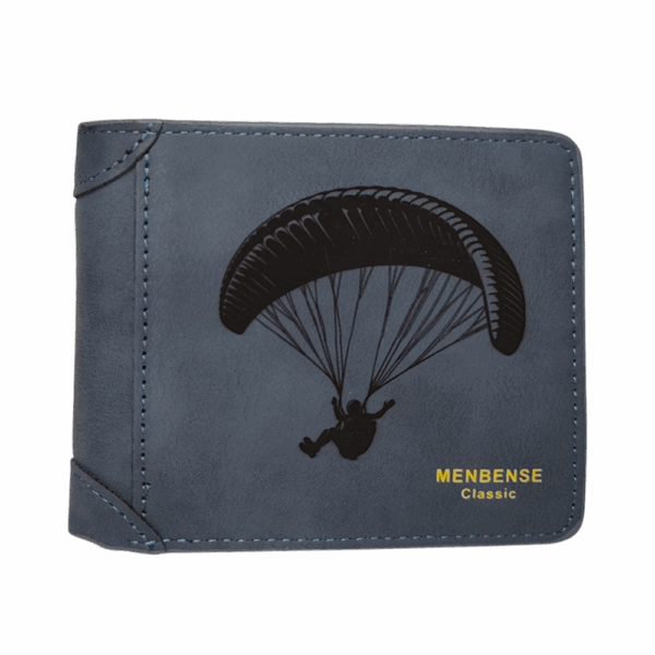 Portefeuille Parapente en cuir PU gravé laser - DECOMOVE