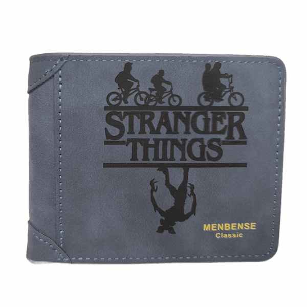 Portefeuille Strangers Things en cuir PU gravé laser - DECOMOVE