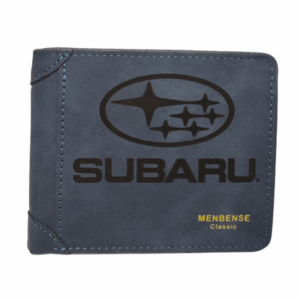 Portefeuille SUBARU en cuir PU gravé laser - DECOMOVE